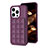 Silikon Hülle Handyhülle Ultra Dünn Schutzhülle Tasche Flexible mit Magnetisch S03D für Apple iPhone 13 Pro Violett