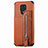 Silikon Hülle Handyhülle Ultra Dünn Schutzhülle Tasche Flexible mit Magnetisch S03D für Xiaomi Poco M2 Pro Braun