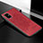 Silikon Hülle Handyhülle Ultra Dünn Schutzhülle Tasche Flexible mit Magnetisch S04D für Samsung Galaxy A71 5G Rot