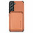 Silikon Hülle Handyhülle Ultra Dünn Schutzhülle Tasche Flexible mit Magnetisch S04D für Samsung Galaxy S21 Plus 5G