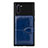 Silikon Hülle Handyhülle Ultra Dünn Schutzhülle Tasche Flexible mit Magnetisch S06D für Samsung Galaxy Note 10 5G Blau