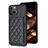 Silikon Hülle Handyhülle Ultra Dünn Schutzhülle Tasche Flexible mit Magnetisch S10D für Apple iPhone 14 Schwarz