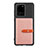 Silikon Hülle Handyhülle Ultra Dünn Schutzhülle Tasche Flexible mit Magnetisch S12D für Samsung Galaxy S20 Ultra 5G Rosa