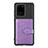 Silikon Hülle Handyhülle Ultra Dünn Schutzhülle Tasche Flexible mit Magnetisch S13D für Samsung Galaxy S20 Ultra Rosegold