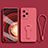 Silikon Hülle Handyhülle Ultra Dünn Schutzhülle Tasche Flexible mit Ständer für Xiaomi Poco X5 5G Rot