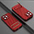 Silikon Hülle Handyhülle Ultra Dünn Schutzhülle Tasche Flexible mit Ständer KC2 für Apple iPhone 13 Pro Max Rot