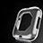 Silikon Hülle Handyhülle Ultra Dünn Schutzhülle Tasche S01 für Apple iWatch 4 40mm Grau