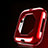 Silikon Hülle Handyhülle Ultra Dünn Schutzhülle Tasche S01 für Apple iWatch 4 44mm Rot