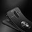 Silikon Hülle Handyhülle Ultra Dünn Schutzhülle Tasche Silikon mit Fingerring Ständer für Samsung Galaxy A6 Plus (2018)