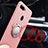 Silikon Hülle Handyhülle Ultra Dünn Schutzhülle Tasche Silikon mit Magnetisch Fingerring Ständer A01 für Oppo AX7