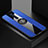 Silikon Hülle Handyhülle Ultra Dünn Schutzhülle Tasche Silikon mit Magnetisch Fingerring Ständer A01 für Oppo Reno2 Z