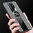 Silikon Hülle Handyhülle Ultra Dünn Schutzhülle Tasche Silikon mit Magnetisch Fingerring Ständer A01 für Realme X2 Pro