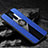 Silikon Hülle Handyhülle Ultra Dünn Schutzhülle Tasche Silikon mit Magnetisch Fingerring Ständer A01 für Realme X2 Pro Blau