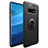 Silikon Hülle Handyhülle Ultra Dünn Schutzhülle Tasche Silikon mit Magnetisch Fingerring Ständer A01 für Samsung Galaxy S10 5G Schwarz