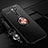 Silikon Hülle Handyhülle Ultra Dünn Schutzhülle Tasche Silikon mit Magnetisch Fingerring Ständer A01 für Xiaomi Redmi Note 8 Pro