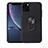Silikon Hülle Handyhülle Ultra Dünn Schutzhülle Tasche Silikon mit Magnetisch Fingerring Ständer A02 für Apple iPhone 11 Pro Max Schwarz
