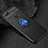 Silikon Hülle Handyhülle Ultra Dünn Schutzhülle Tasche Silikon mit Magnetisch Fingerring Ständer für Huawei Honor 9 Lite