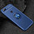 Silikon Hülle Handyhülle Ultra Dünn Schutzhülle Tasche Silikon mit Magnetisch Fingerring Ständer für Huawei Honor 9 Lite