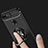 Silikon Hülle Handyhülle Ultra Dünn Schutzhülle Tasche Silikon mit Magnetisch Fingerring Ständer für Huawei Y9 (2018)