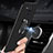 Silikon Hülle Handyhülle Ultra Dünn Schutzhülle Tasche Silikon mit Magnetisch Fingerring Ständer für Nokia X7