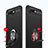 Silikon Hülle Handyhülle Ultra Dünn Schutzhülle Tasche Silikon mit Magnetisch Fingerring Ständer für Oppo RX17 Neo