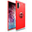 Silikon Hülle Handyhülle Ultra Dünn Schutzhülle Tasche Silikon mit Magnetisch Fingerring Ständer für Samsung Galaxy Note 10 Plus 5G Rot