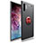Silikon Hülle Handyhülle Ultra Dünn Schutzhülle Tasche Silikon mit Magnetisch Fingerring Ständer für Samsung Galaxy Note 10 Plus 5G Rot und Schwarz