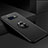 Silikon Hülle Handyhülle Ultra Dünn Schutzhülle Tasche Silikon mit Magnetisch Fingerring Ständer für Samsung Galaxy S10 Plus Schwarz