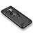 Silikon Hülle Handyhülle Ultra Dünn Schutzhülle Tasche Silikon mit Magnetisch Fingerring Ständer für Samsung Galaxy S7 G930F G930FD Schwarz