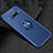 Silikon Hülle Handyhülle Ultra Dünn Schutzhülle Tasche Silikon mit Magnetisch Fingerring Ständer für Samsung Galaxy S8 Plus Blau