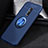 Silikon Hülle Handyhülle Ultra Dünn Schutzhülle Tasche Silikon mit Magnetisch Fingerring Ständer für Xiaomi Redmi K20 Blau