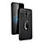Silikon Hülle Handyhülle Ultra Dünn Schutzhülle Tasche Silikon mit Magnetisch Fingerring Ständer S01 für Samsung Galaxy A6 Plus (2018)