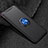 Silikon Hülle Handyhülle Ultra Dünn Schutzhülle Tasche Silikon mit Magnetisch Fingerring Ständer T01 für Oppo Find X