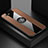 Silikon Hülle Handyhülle Ultra Dünn Schutzhülle Tasche Silikon mit Magnetisch Fingerring Ständer T01 für Oppo R17 Neo