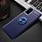 Silikon Hülle Handyhülle Ultra Dünn Schutzhülle Tasche Silikon mit Magnetisch Fingerring Ständer T01 für Samsung Galaxy S20 Plus 5G Blau