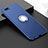 Silikon Hülle Handyhülle Ultra Dünn Schutzhülle Tasche Silikon mit Magnetisch Fingerring Ständer T03 für Oppo R17 Neo