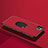 Silikon Hülle Handyhülle Ultra Dünn Schutzhülle Tasche Silikon mit Magnetisch Fingerring Ständer T04 für Apple iPhone 11 Pro Rot