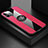 Silikon Hülle Handyhülle Ultra Dünn Schutzhülle Tasche Silikon mit Magnetisch Fingerring Ständer T06 für Apple iPhone 11 Pro