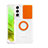 Silikon Hülle Handyhülle Ultradünn Schutzhülle Flexible Tasche Durchsichtig Transparent mit Fingerring Ständer A01 für Samsung Galaxy S21 5G Orange
