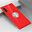 Silikon Hülle Handyhülle Ultradünn Schutzhülle Flexible Tasche Durchsichtig Transparent mit Magnetisch Fingerring Ständer C02 für Samsung Galaxy Note 10 5G