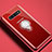 Silikon Hülle Handyhülle Ultradünn Schutzhülle Flexible Tasche Durchsichtig Transparent mit Magnetisch Fingerring Ständer C02 für Samsung Galaxy S10 5G Rot