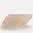 Silikon Hülle Handyhülle Ultradünn Schutzhülle Tasche Durchsichtig Transparent mit Fingerring Ständer S01 für Apple iPhone 6S Gold