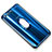 Silikon Hülle Handyhülle Ultradünn Schutzhülle Tasche Durchsichtig Transparent mit Fingerring Ständer S01 für Huawei Honor 9 Premium Blau