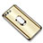 Silikon Hülle Handyhülle Ultradünn Schutzhülle Tasche Durchsichtig Transparent mit Fingerring Ständer S01 für Huawei Honor 9 Premium Gold