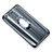 Silikon Hülle Handyhülle Ultradünn Schutzhülle Tasche Durchsichtig Transparent mit Fingerring Ständer S01 für Huawei Honor 9 Premium Grau