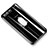 Silikon Hülle Handyhülle Ultradünn Schutzhülle Tasche Durchsichtig Transparent mit Fingerring Ständer S01 für Huawei Honor 9 Premium Schwarz