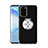 Silikon Hülle Handyhülle Ultradünn Schutzhülle Tasche Durchsichtig Transparent mit Magnetisch Fingerring Ständer C01 für Samsung Galaxy S20 Plus 5G Silber