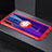 Silikon Hülle Handyhülle Ultradünn Schutzhülle Tasche Durchsichtig Transparent mit Magnetisch Fingerring Ständer C02 für Huawei Honor 20 Lite Rot