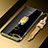 Silikon Hülle Handyhülle Ultradünn Schutzhülle Tasche Durchsichtig Transparent mit Magnetisch Fingerring Ständer S01 für Huawei Honor 7A Gold