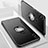 Silikon Hülle Handyhülle Ultradünn Schutzhülle Tasche Durchsichtig Transparent mit Magnetisch Fingerring Ständer S01 für Xiaomi Redmi 6 Pro